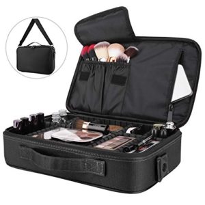 Travel Makeup Case, Luxspire Cosmetic Makeup Train Case