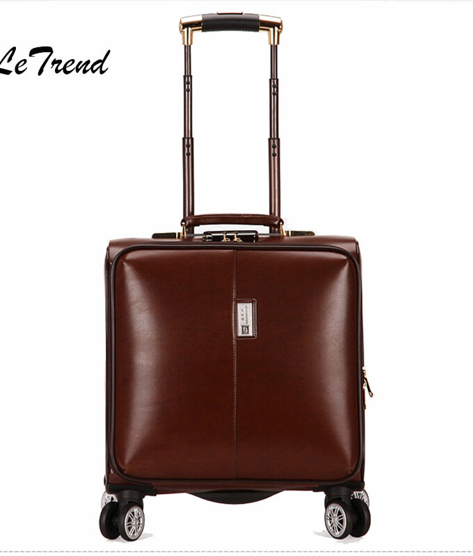 Letrend Business Rolling Luggage Spinner Cabin Trolley Bag