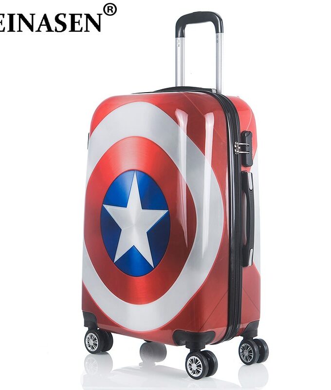 24 inch Rolling luggage Spinner Women Trolley men Travel Bag