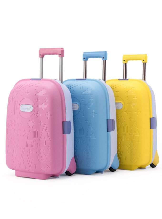 Traveling luggage bags with wheels Kids carry on luggage