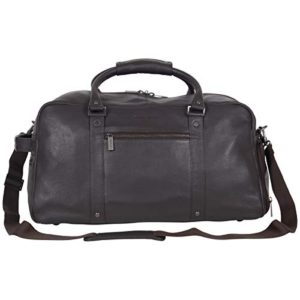 Kenneth Cole Reaction Men's 20" Leather Top Zip Travel