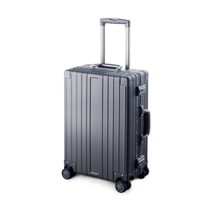 All Aluminum Luggage travel Carry On Spinner Hard Shell Suitcase