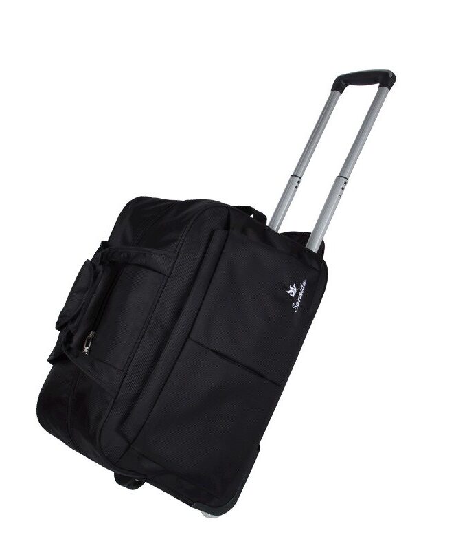 Casual Solid Travel Bag Suitcase Carry On Wheels