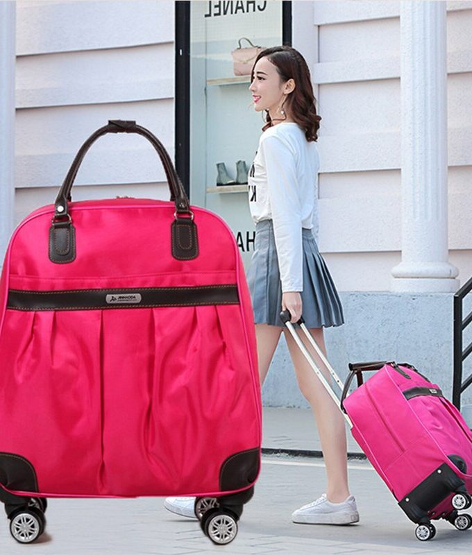 New Hot Fashion Women Trolley Luggage Rolling Suitcase