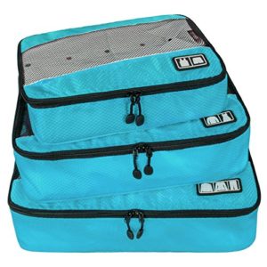 BAGSMART Travel Packing Cubes 3 Sets Luggage