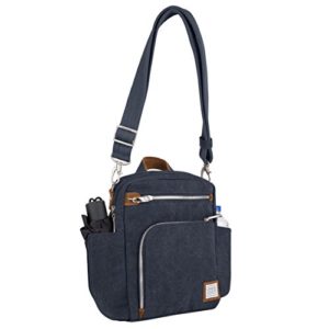 Travelon Anti-Theft Heritage Tour Bag, Indigo