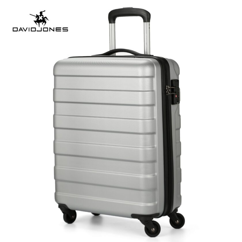 DAVIDJONES wheel travel suitcase carry on trolley bag spinner