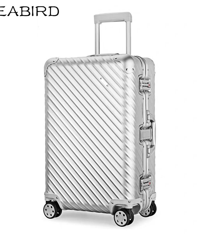 SEABIRD "24"26"28 inch Aluminum frame PC+ABS travel luggage