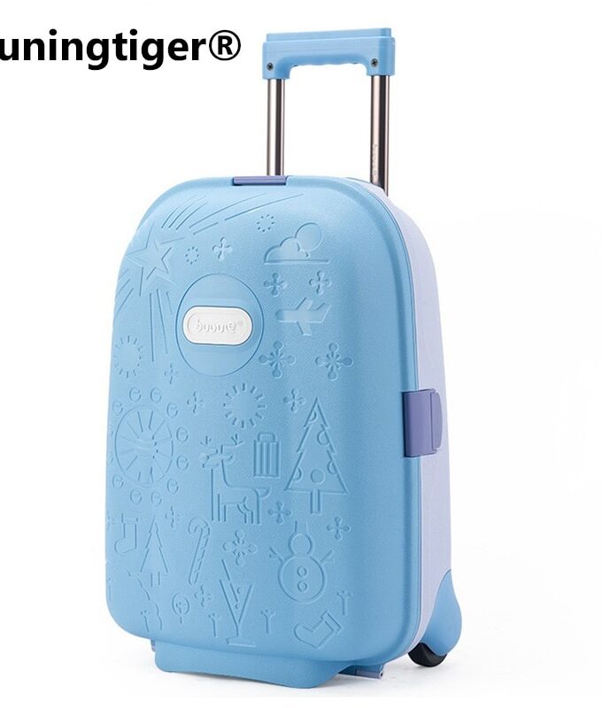 Cute Cartoon Children Rolling Luggage Kid high-grade Suitcase