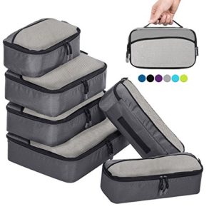 ZOMAKE 6 Set Packing Cubes for Travel，Lightweight Luggage