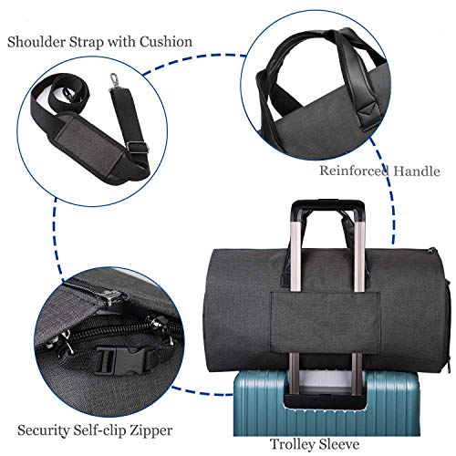 2 In 1 Garment Bag With Shoulder Strap, Convertible Suit Review ...
