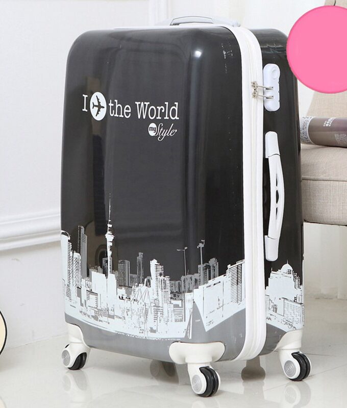 BeaSumore 24 inch Tower rolling luggage Spinner suitcase