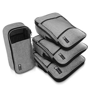 Compression Packing Cubes Travel Luggage-Organizer Set