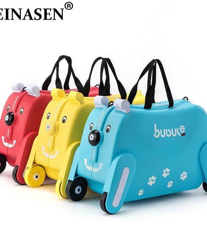 Ride-on Suitcase for kids Carry on Rolling luggage suitcases