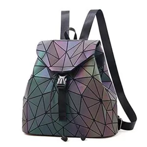 Nevenka Geometric Lingge Luminous Women Backpack