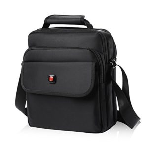 Soperwillton Vertical Shoulder Messenger Bag for iPad