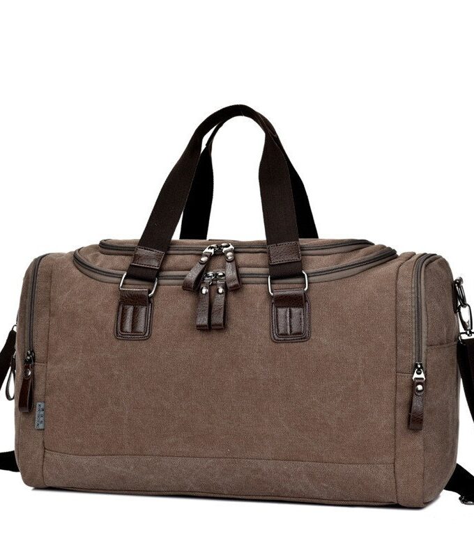 Canvas Trunk Men Women Travel Bags Carry on Luggage