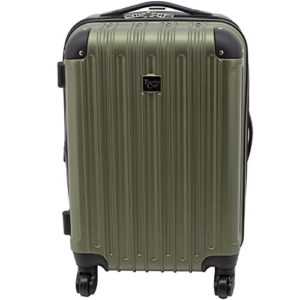 Travelers Club 20" Carry-On with Cup and Phone Convenience Pocket