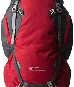 Berghaus Trailhead 65 Litre Hiking Backpack, Extrem Red/Carbon