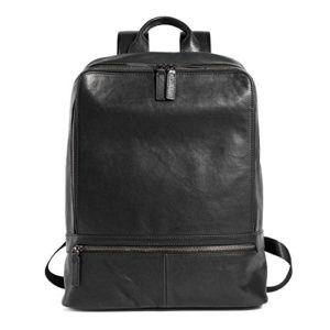 District 12th Men's Backpack Genuine Leather for Casual