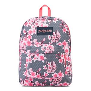 JanSport Superbreak Backpack - Diamond Plumeria Pink