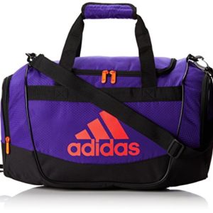 adidas Defender II Duffel Bag (Small), Night Flash Purple/Solar Red