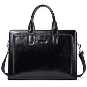 Vintage Handbag 15.6" Laptop Shoulder Bag Black
