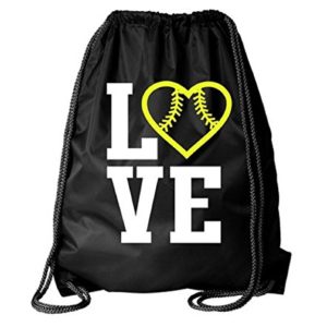 Kenz Laurenz Softball Drawstring Bag - Cinch Sack Stadium