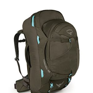 Osprey Packs Fairview 55 Women's Travel Backpack, Misty Grey, X-Small/Small