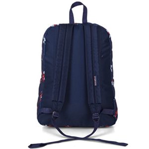 JanSport Unisex SuperBreak Navy Sweet Blossom Backpack