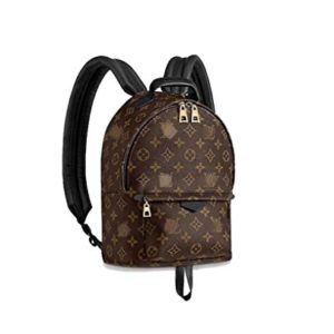 HPASS Monogram Canvas Flap Medium Backpack