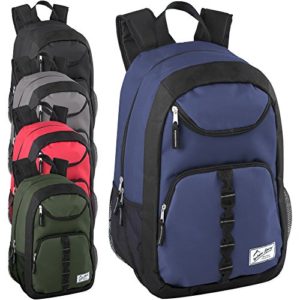 18 Inch U Pocket Backpack With Padding, Wholesale Bulk Case Pack Of 24