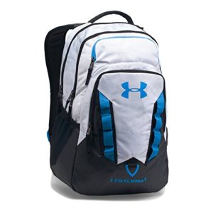 Under Armour Storm Recruit Backpack,White /Mako Blue