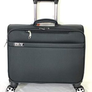 4 Wheel Drive 360 Spinner Laptop Trolley Bag Travel Rolling Business Catalog Case (Grey)