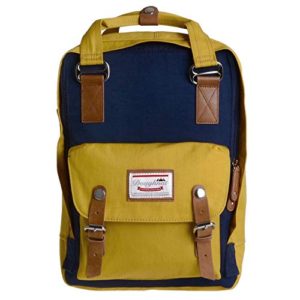 Doughnut Women's Macaroon Backpack, Navy/Mustard, One Size