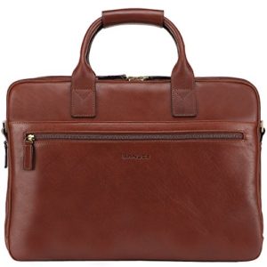 Banuce Vintage Full Grain Italian Leather Briefcase for Men