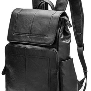 Genuine Leather Laptop Backpack Casual Daypack Travel