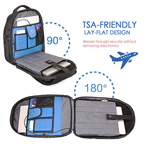 TSA Friendly, Swissdigital Water-Resistant Large Backpack Review ...