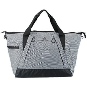 adidas Studio II Duffel Bag, Optic Stripe/Black, One Size