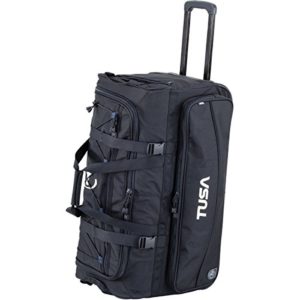 TUSA - Dive Gear Roller Duffle Bag in Black