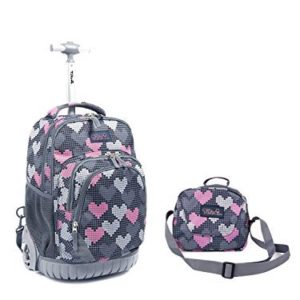 Tilami New Antifouling Design 18 Inch Wheeled Rolling Backpack Luggage
