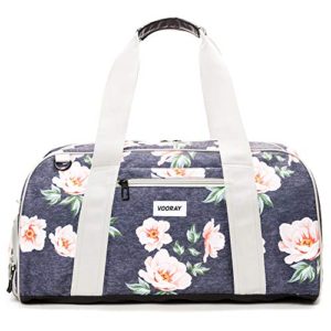 Gym Bag with Shoe Pocket & Laundry Bag, Rose Navy