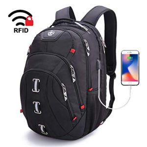 Travel Laptop Backpack- USB Charging Port Backpack Men