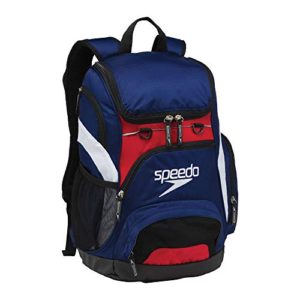 Speedo Printed Teamster 35L Backpack, Navy/Red/White