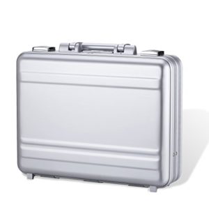 Metal briefcases for men Aluminum Attache cases Gun Metal