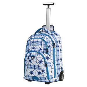 High Sierra Freewheel Wheeled Laptop Backpack, Blue