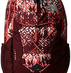 The North Face Women's Women's Jester Deep Garnet Red Ethnique Print/Deep Garnet Red Backpack