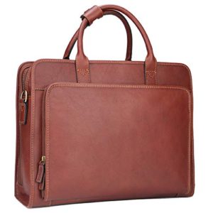 Banuce Vintage Full Grains Italian Leather Briefcase