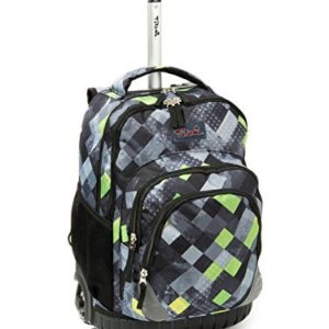 Tilami Rolling Backpack Armor Luggage School Travel Book Laptop