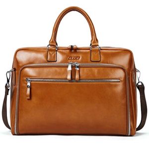 Slim 15.6" Laptop Business Shoulder Bags for Women Brown